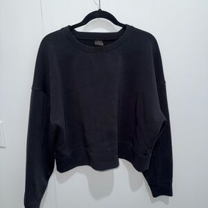 Calia Black Cropped Sweatshirt - L
